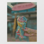 Ice cream flavor raamsticker (Vel)