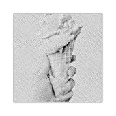 Ice cream flavor rubberstempel (Afrduk)