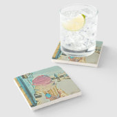 Ice cream flavor stenen onderzetter (Zijkant)