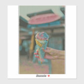 Ice cream flavor sticker (Vel)
