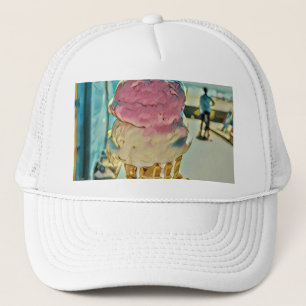 Ice cream flavor trucker pet