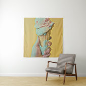 Ice cream flavor wandkleed (In situ)