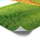 Ice Cream Float - Hete Luchtballon Grappig Schilde Poster (Hoek)