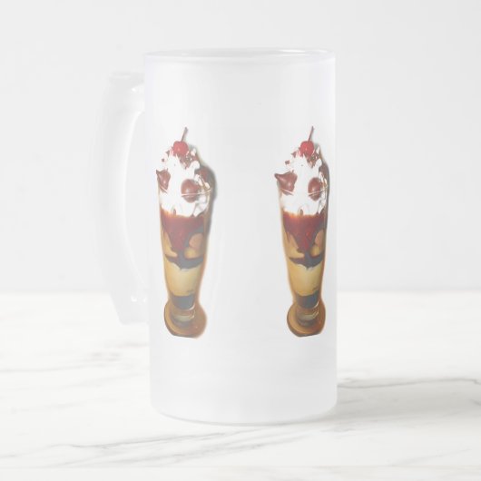 Ice Cream Float Matglas Bierpul (Voorkant links)
