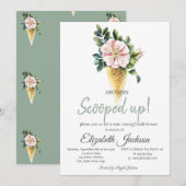 Ice Cream Flower Vrijgezellenfeest Kaart (Voorkant / Achterkant)