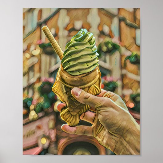 Ice cream for kids poster (Voorkant)