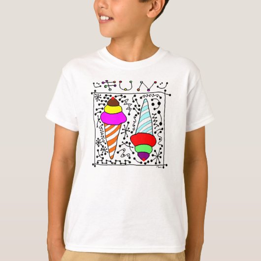 Ice Cream Fun T-shirt (Voorkant)