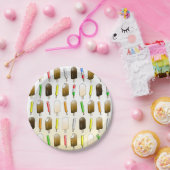 Ice Cream & Fun Verjaardag Papieren Bordje (Feest)