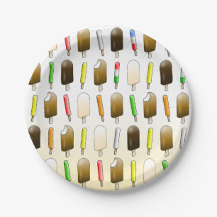 Ice Cream & Fun Verjaardag Papieren Bordje