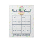 Ice Cream Gast Bingo Douche Spelpakket Notitieblok (Linkerzijde)