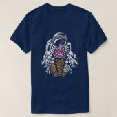 Ice Cream Gelato Future Astronaut Fan Popsicle T-shirt (Design voorkant)