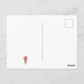 Ice Cream Gelukkige Verjaardag Ansichtkaart Briefkaart (Achterkant)