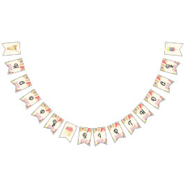 Ice Cream Gelukkige Verjaardag Bunting Banner