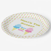 Ice Cream Gender onthullen Bord papier (Gekanteld)