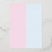 Ice Cream Gender onthullen Folie Uitnodiging (Achterkant)