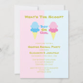 Ice Cream Gender onthullen Kaart (Voorkant)