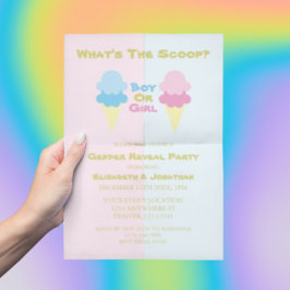 Ice Cream Gender onthullen Kaart