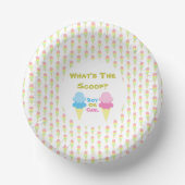 Ice Cream Gender onthullen Papieren Kommen (Voorkant)