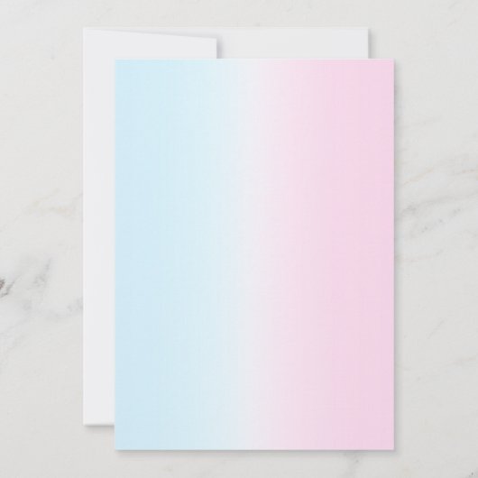 Ice Cream Gender onthullen wat de Scoop Party is Kaart (Achterkant)