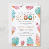Ice Cream Gender onthullen wat de Scoop Party is Kaart (Voorkant)