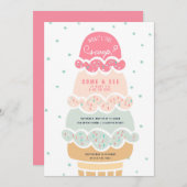 Ice Cream Gender onthulling Uitnodiging (Voorkant / Achterkant)