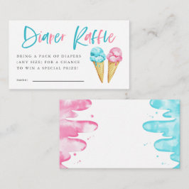 Ice Cream Gender onthult luidere Raffle Ticket Informatiekaartje