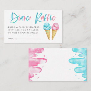 Ice Cream Gender onthult luidere Raffle Ticket Informatiekaartje