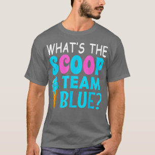 Ice Cream Gender onthult Matching Team Blue T-shirt