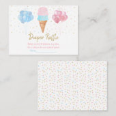 Ice Cream Gender openbaart luidere affle Informatiekaartje (Voorkant / Achterkant)