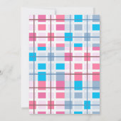 Ice Cream Gender Reclame Party Invision Kaart (Achterkant)