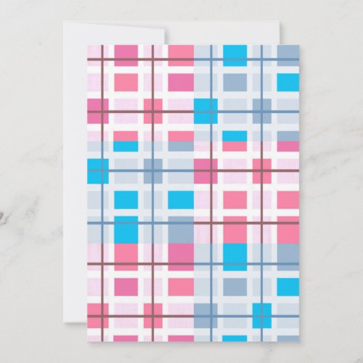 Ice Cream Gender Reclame Party Invision Kaart (Achterkant)