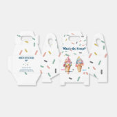 Ice Cream Gender Release Party Bedankdoosjes (Uitgevouwen)