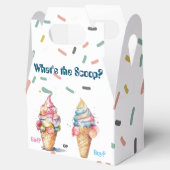 Ice Cream Gender Release Party Bedankdoosjes (Geopend)