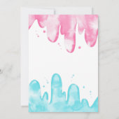 Ice Cream Gender Release Party Kaart (Achterkant)