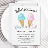 Ice Cream Gender Release Party Kaart