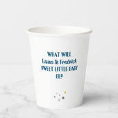 Ice Cream Gender Release Party Papieren Bekers (Achterkant)