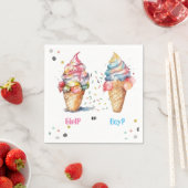 Ice Cream Gender Release Party Servet (Insitu)