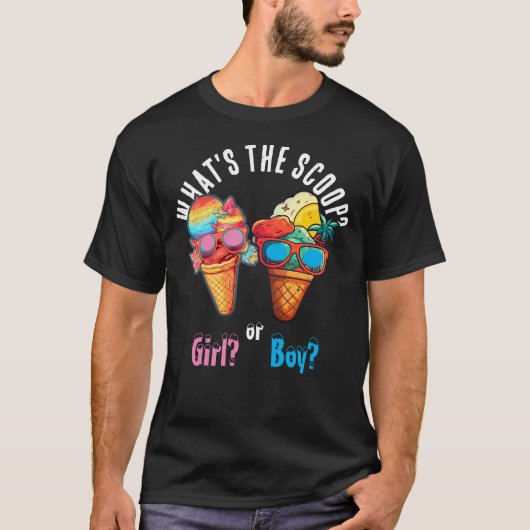 Ice Cream Gender Release Party T-shirt (Voorkant)
