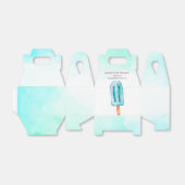 Ice Cream Gepersonaliseerde Verjaardag Bedankdoosjes (Uitgevouwen)