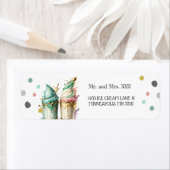 Ice Cream Geslacht onthullen Party retour adres Etiket (Insitu)