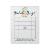 Ice Cream Gift Bingo Vrijgezellenfeest Game Pack Notitieblok (Linkerzijde)