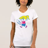 Ice Cream Girl - Basic White T-shirt (Voorkant)