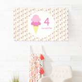 Ice Cream Girl Birthday Spandoek (Insitu)