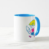 Ice Cream Girl Mok in het blauw (Voorkant rechts)