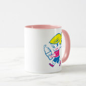 Ice Cream Girl Mok in het roze (Voorkant rechts)