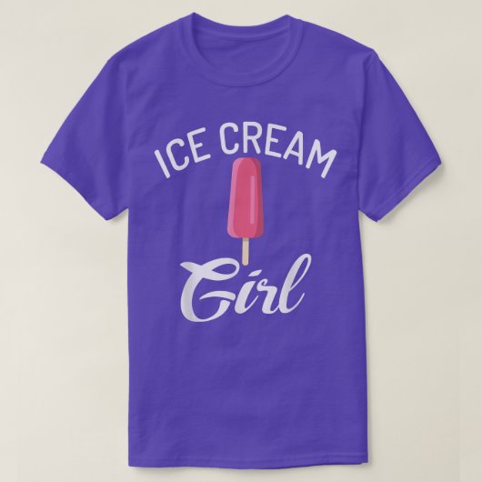 Ice Cream Girl T-shirt (Design voorkant)