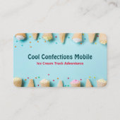 Ice Cream Google Maps QR Visitekaartje (Voorkant)