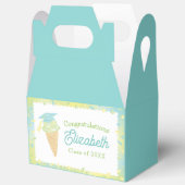 Ice Cream Graduation Party Blue Green Bedankdoosjes (Open)
