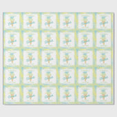 Ice Cream Graduation Party Blue Green Cadeaupapier (Vlak)