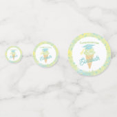 Ice Cream Graduation Party Blue Green Confetti (Achterkanten)